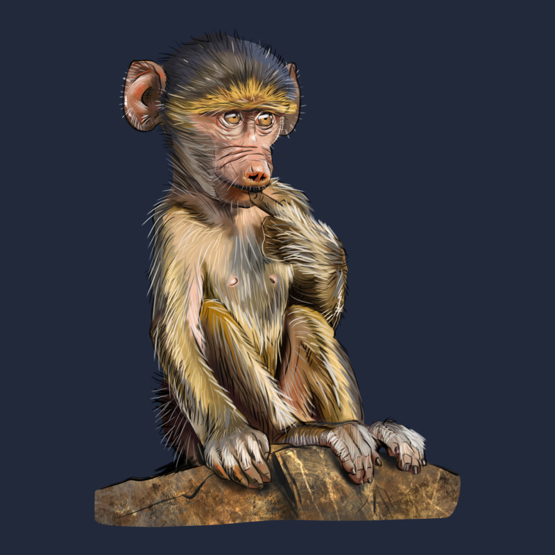 Baby Baboon Illustrations Premium Sweatshirt by LillyAllenDesigns | Teevron