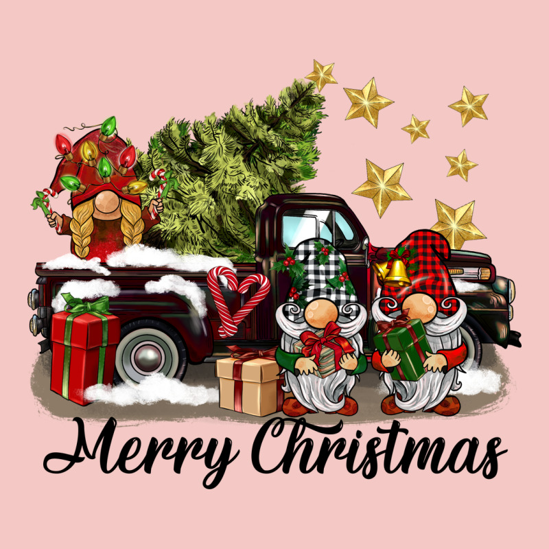 Merry Christmas Gnomes Truck Urban Heavy Tee by BarkalooDesign | Teevron