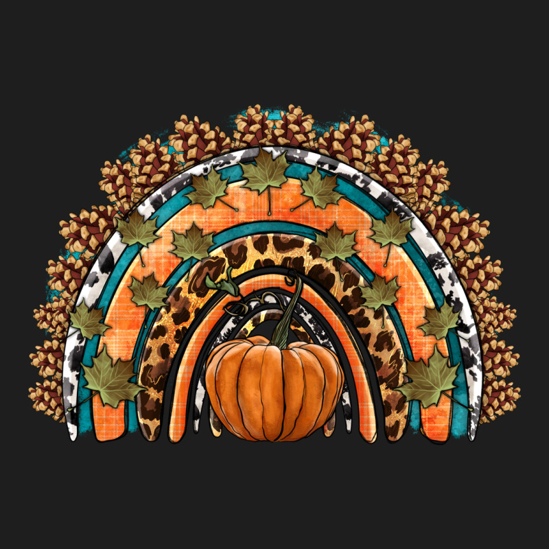 Fall Pumpkin Rainbow Classic Tee by HRA Design Shop | Teevron