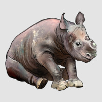 Baby Rhino Illustrations Premium Sweatshirt | Teevron