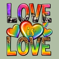 Love Is Love With Hearts Urban Heavy Tee | Teevron