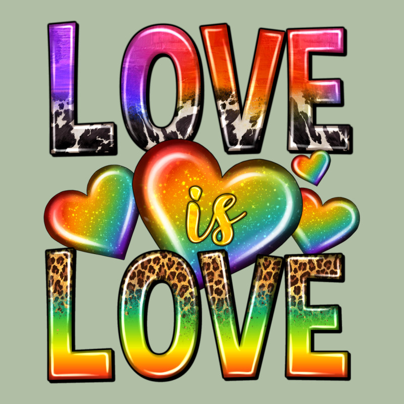 Love Is Love With Hearts Urban Heavy Tee by texasbilliewilder | Teevron