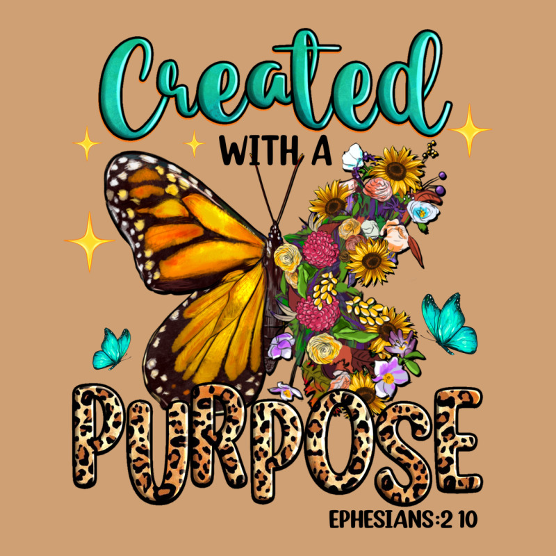 Created With A Purpose Ephesians 2 10 Vintage Tee by RanaPortraitStore | Teevron