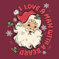 I Love A Man With A Beard Premium Hoodie | Teevron