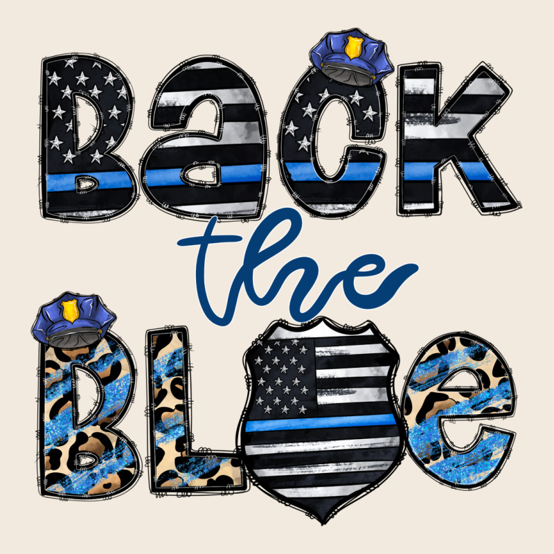 Back The Blue1 Zipper Hoodie by CowhideDigitalArt | Teevron