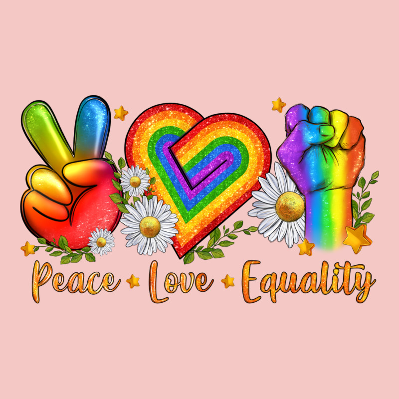 Peace Love Equality Urban Heavy Tee by texasbilliewilder | Teevron