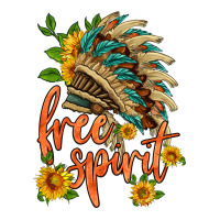 free spirit sunflower and indian headdress | Teevron