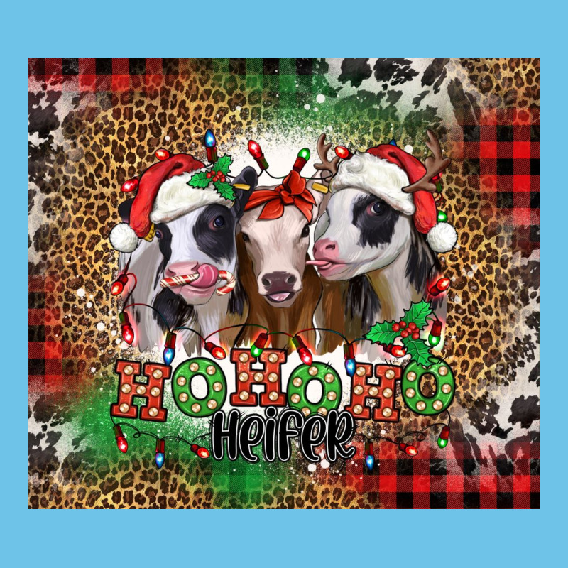 Ho Ho Ho Heifer Christmas Heifers Premium Sweatshirt by Jasminsmagicworld | Teevron