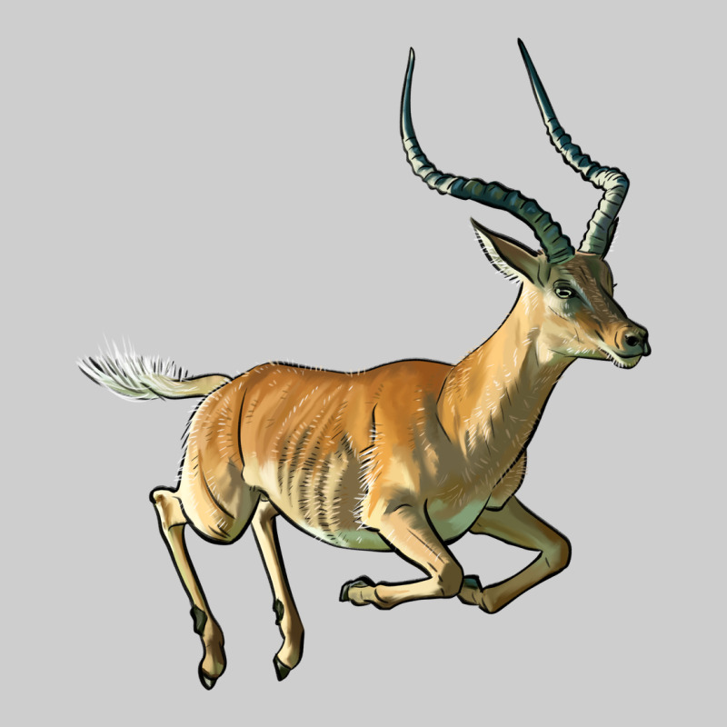 Impala Antelope Illustrations Premium Sweatshirt by LillyAllenDesigns | Teevron
