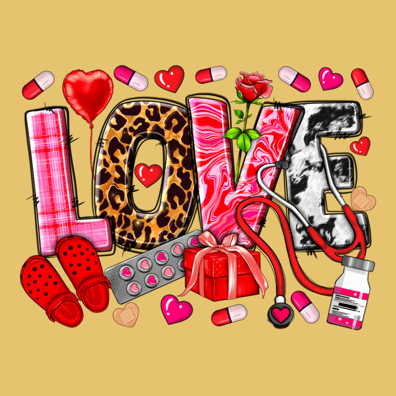 Valentines Day Love Nurse Premium Sweatshirt by NancyCooperArtShop | Teevron