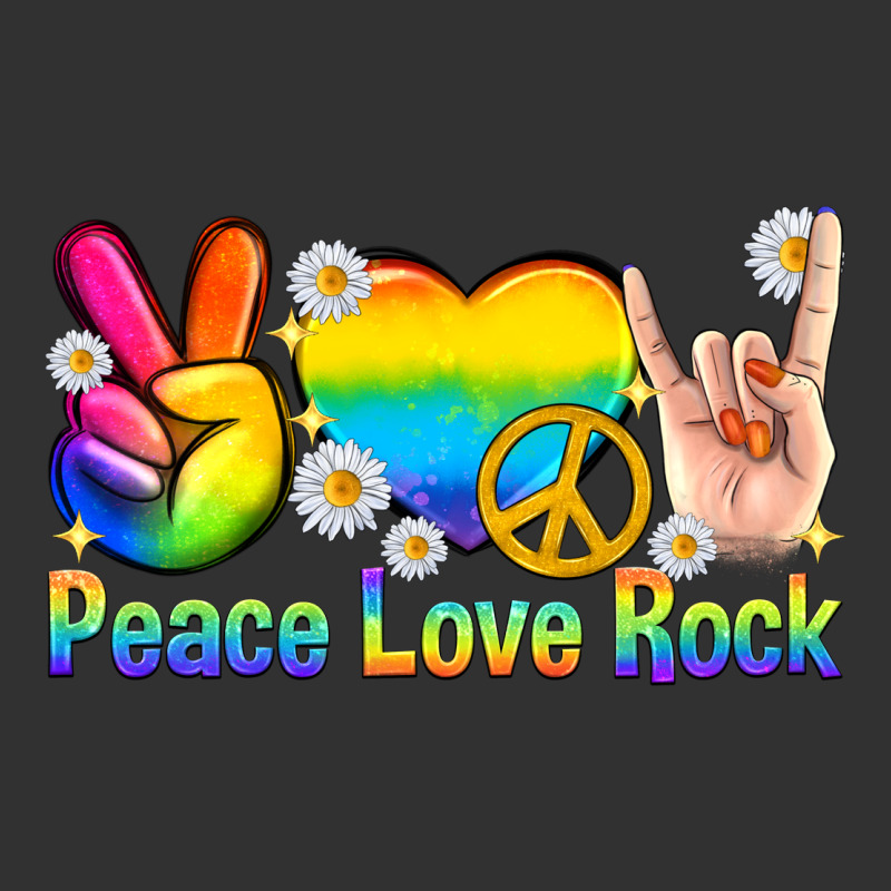 Peace Love Rock Pride Urban Heavy Tee by texasbilliewilder | Teevron