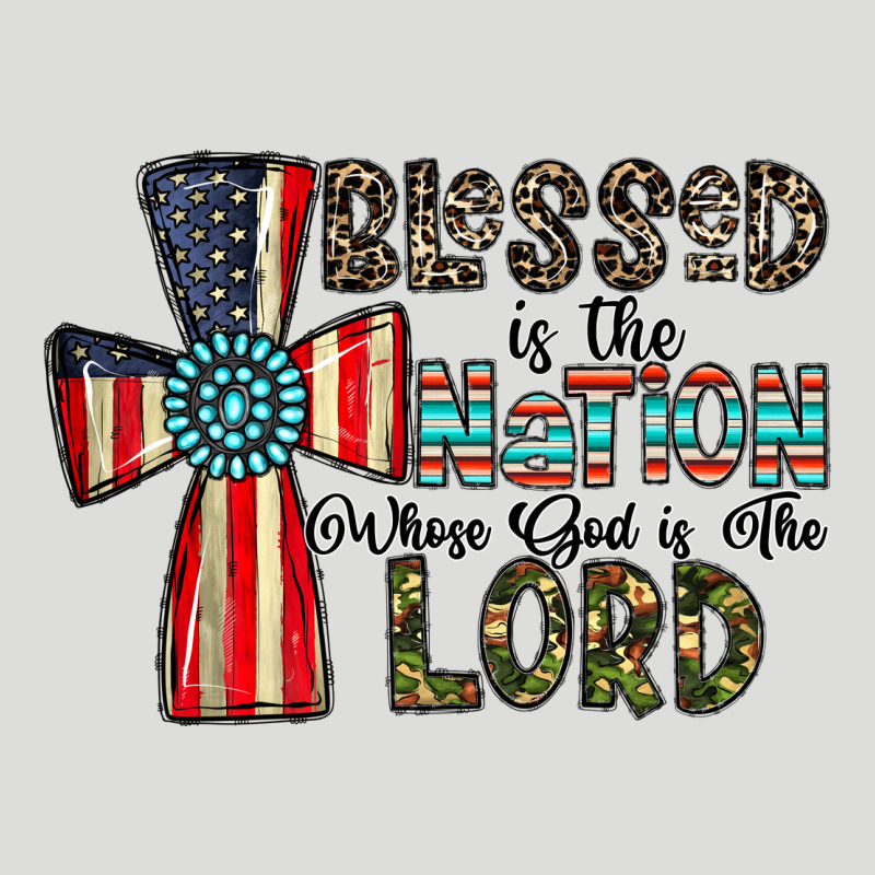 Blessed İs The Nation Whose God Is The Lord Zipper Hoodie by CowhideDigitalArt | Teevron