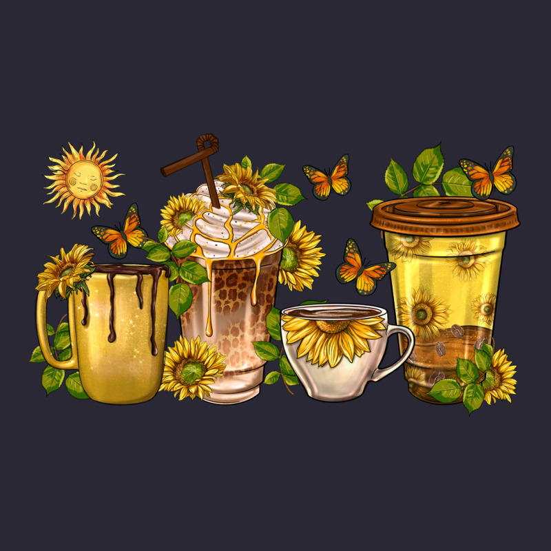 Sunflower Coffee Cups Vintage Tee by texasbilliewilder | Teevron