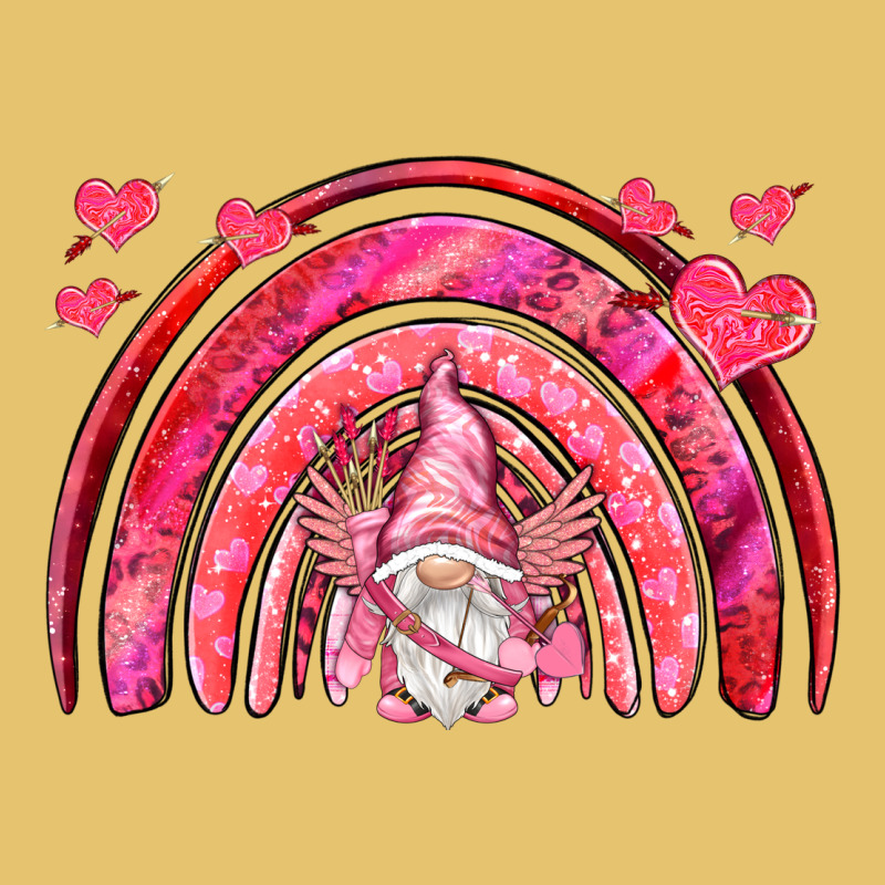Valentines Day Rainbow With Cupid Gnome Premium Sweatshirt by NancyCooperArtShop | Teevron
