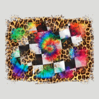 Race Leopard And Tie Dye Background Zipper Hoodie | Teevron