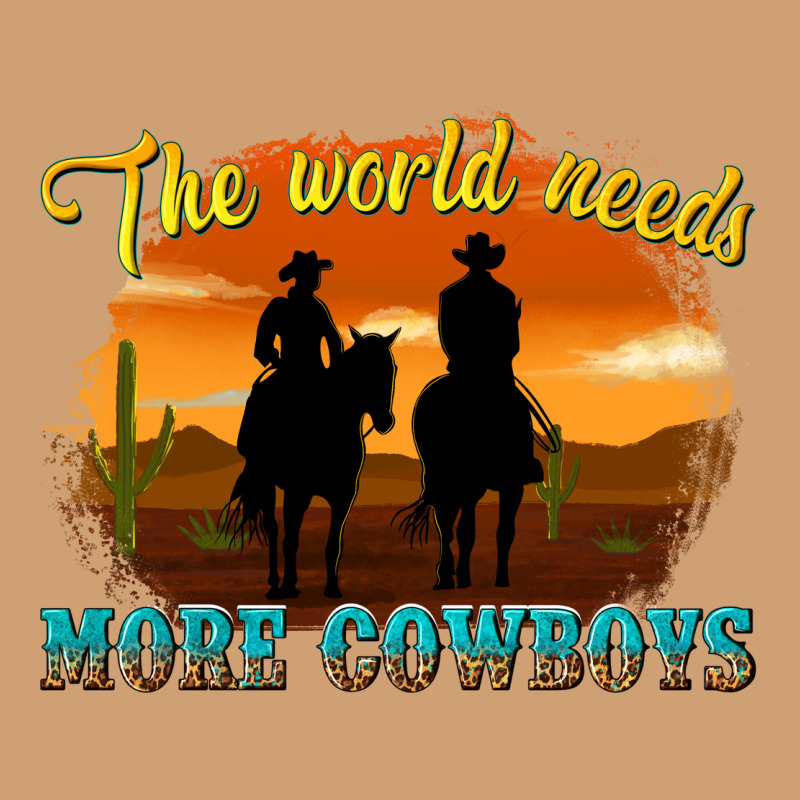The World Needs More Cowboys Vintage Tee by texasbilliewilder | Teevron