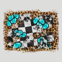 Race Leopard And Gemstone Background Zipper Hoodie | Teevron