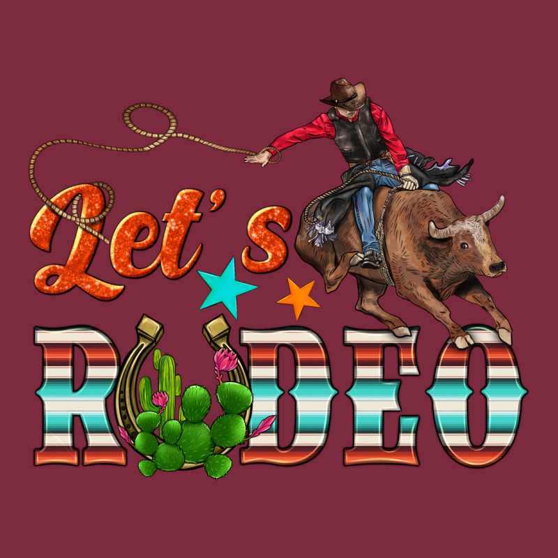 Lets Rodeo Premium Hoodie by NancyCooperArtShop | Teevron