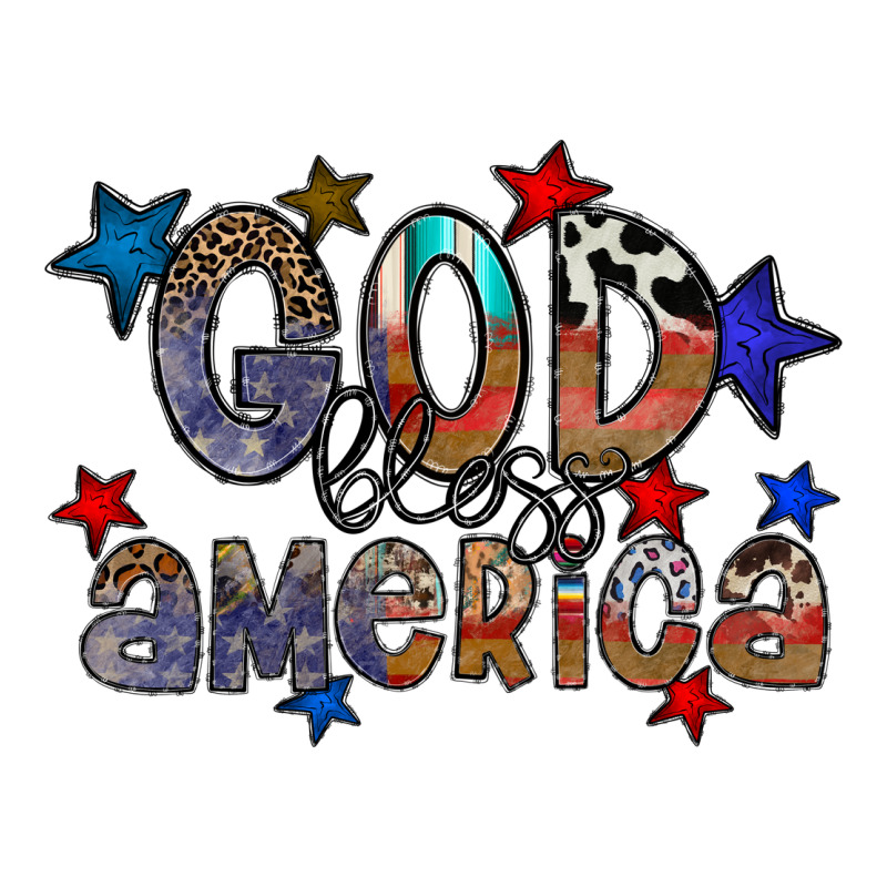 God Bless America Zipper Hoodie by CowhideDigitalArt | Teevron