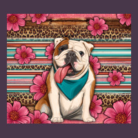 British Bulldog Floral Serape Tumbler Heavyweight Hoodie | Teevron
