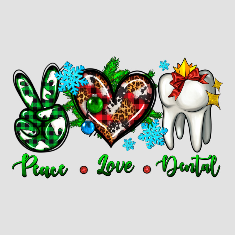 Peace Love Dental For Christmas Premium Hoodie by AdoDesignShop | Teevron