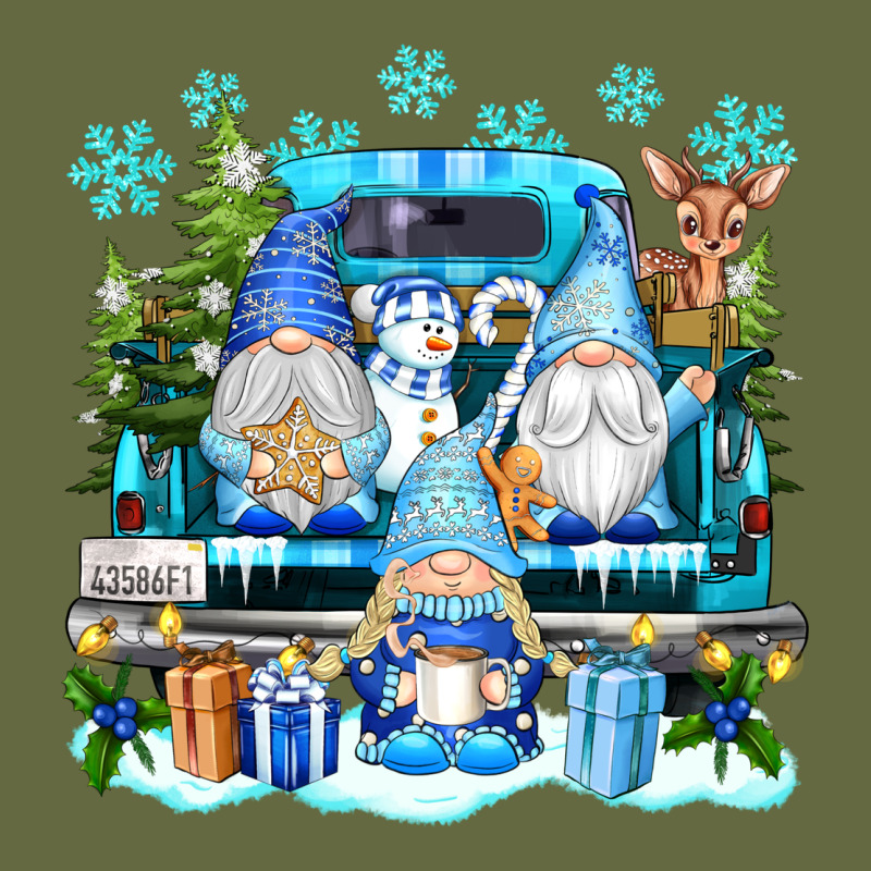 Snowman Gnome Truck Long Sleeve Tee by texasbilliewilder | Teevron