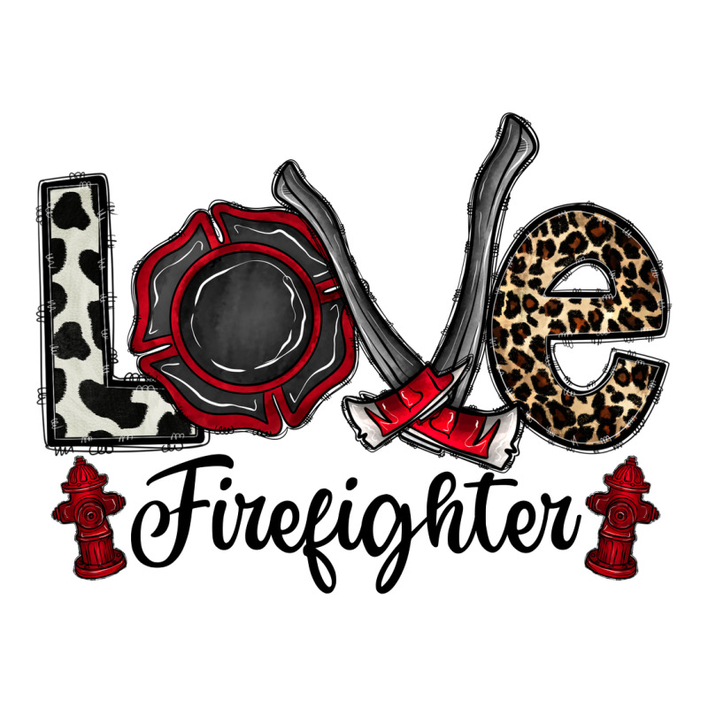 Love Firefighter Zipper Hoodie by CowhideDigitalArt | Teevron
