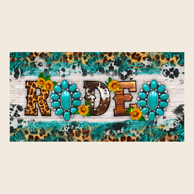 Rodeo License Plate Zipper Hoodie by HRA Design Shop | Teevron