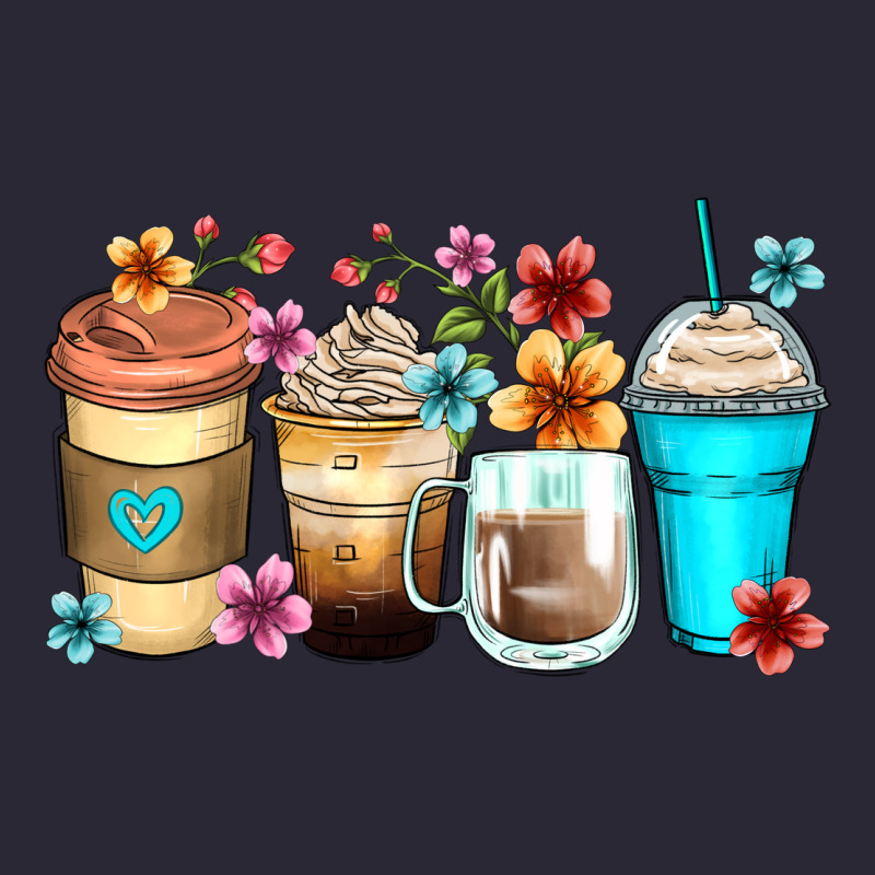 Flowers With Coffee Vintage Tee by Zillion Design Studio | Teevron