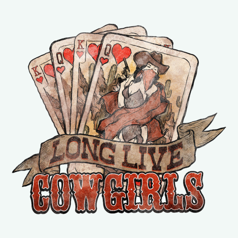 Long Live Cowgirls Cards Premium Hoodie by NancyCooperArtShop | Teevron