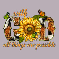 With God All Things Are Possible With Sunflower Vintage Tee | Teevron