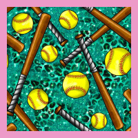 Softball Bat With Leopard And Glitter Seamless Pattern Urban Hoodie | Teevron