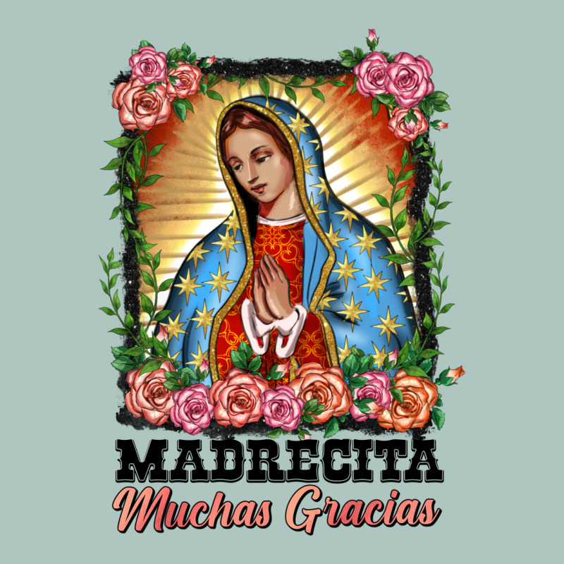 Madrecita Muchas Gracias Lady Of Guadalupe Premium Sweatshirt by BarkalooDesign | Teevron