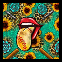Softball Lips Sunflowers And Gemstones Seamless Pattern Urban Hoodie | Teevron