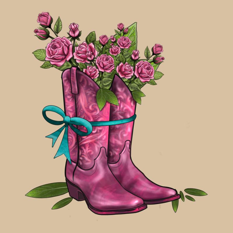 Valentines Day Western Boots And Roses Heavyweight Hoodie by AdoDesignShop | Teevron