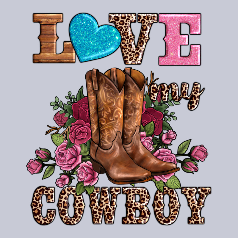 Valentines Day Love My Cowboy Heavyweight Hoodie by AdoDesignShop | Teevron