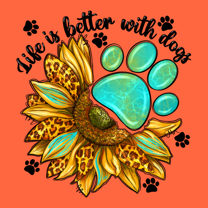 Life Is Better With Dogs Premium Hoodie by NancyCooperArtShop | Teevron