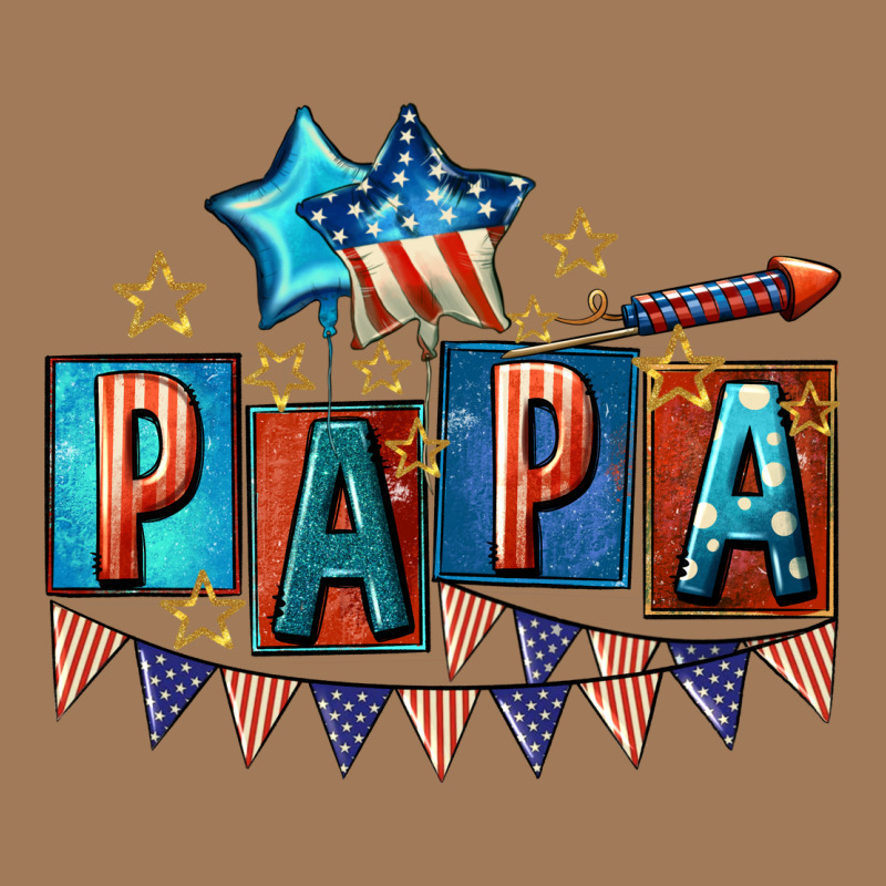 American Papa 4th Of July Classic Tee by CowGirlArtShop | Teevron
