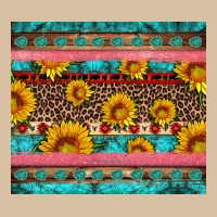 Western Sunflowers Turquoise Heavyweight Hoodie | Teevron