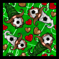 Soccer Gnomes And Hearts Seamless Pattern Urban Hoodie | Teevron