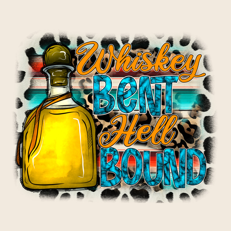 Whiskey Bent Hell Bound Zipper Hoodie by CowhideDigitalArt | Teevron