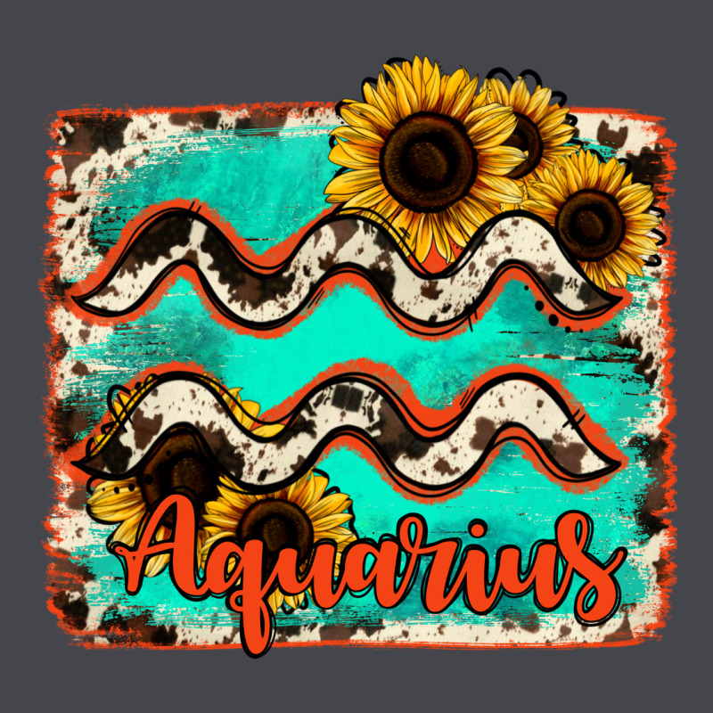 Aquarius Turquoise Cowhide Long Sleeve Tee by RanaPortraitStore | Teevron