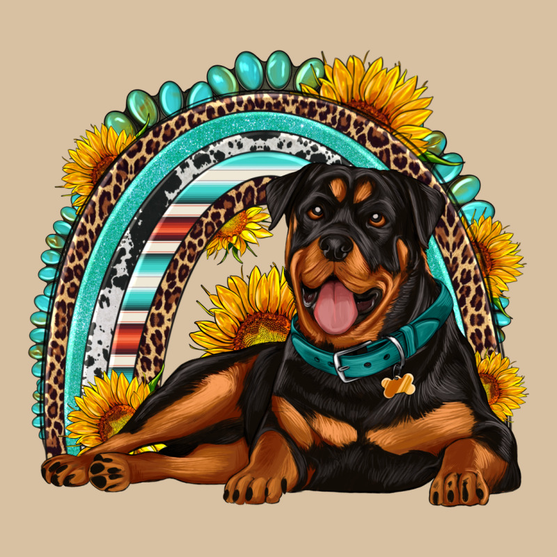 Rottweiler  Rainbow Heavyweight Hoodie by Artiststas | Teevron