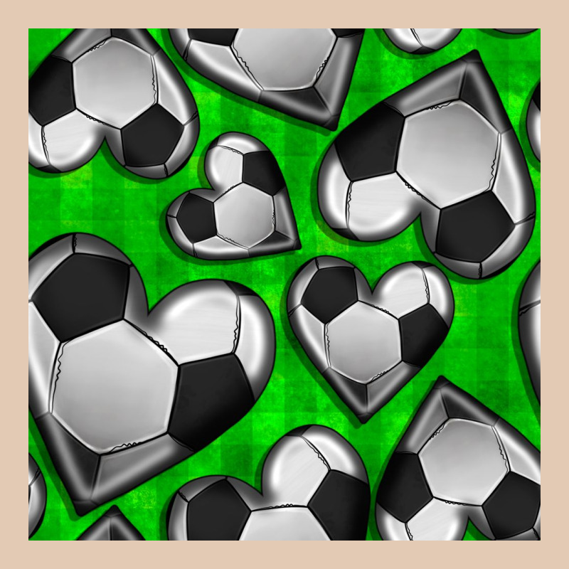 Soccer Hearts Seamless Pattern Urban Hoodie by BundleAndBundleShop | Teevron