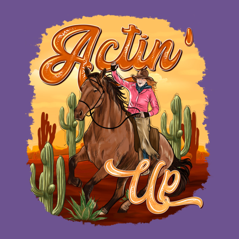 Cowgirl Actin Up Vintage Tee by texasbilliewilder | Teevron