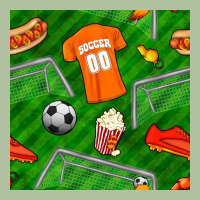 Soccer Ball Uniform And Shoes Seamless Pattern Urban Hoodie | Teevron
