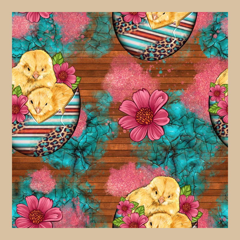 Hatched Egg Easter Chicks Seamless Pattern Heavyweight Hoodie by Artiststas | Teevron
