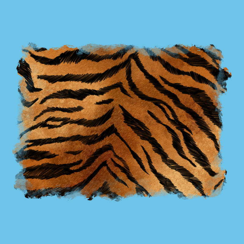 Handdrawn Tiger Pattern Background Premium Sweatshirt by BarkalooDesign | Teevron