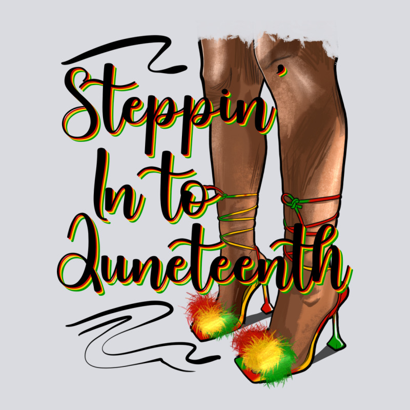 Steppin' In To Juneteenth Heels Zipper Hoodie by HRA Design Shop | Teevron