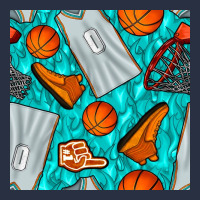 Basketball Uniform And Hoop Seamless Pattern Urban Hoodie | Teevron